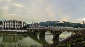 秋浦河大桥全景