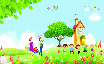 幼兒園背景