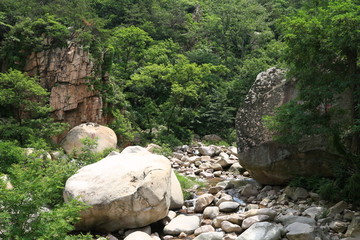 山东青岛崂山北九水游览区