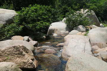 山东青岛崂山北九水游览区