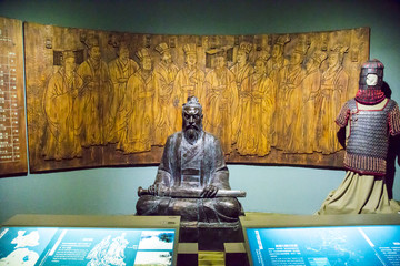 江苏扬州博物馆雕像