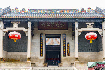 顺德逢简水乡和之梁公祠