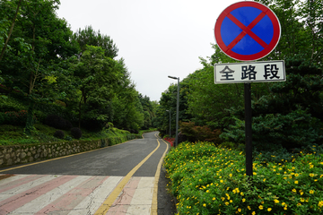 道路交通标志 禁停标志 公园