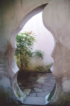 中式古典门洞