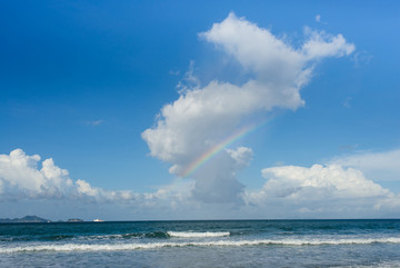 惠州双月湾海上彩虹