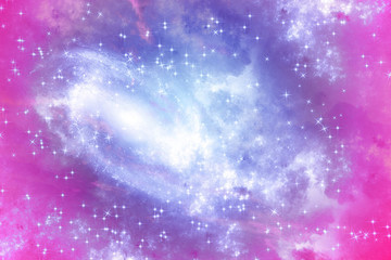 紫色星空