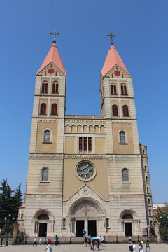 青岛德国建筑群天主教堂