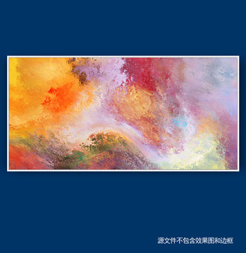 抽象油畫