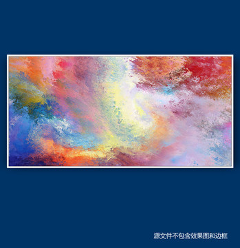 抽象油畫