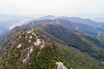 江西赣州赣县杨仙岭风光航拍