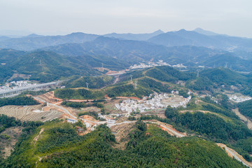 江西赣州赣县杨仙岭风光航拍