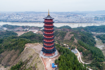 江西赣州赣县杨仙岭风光航拍