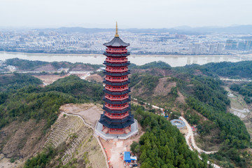 江西赣州赣县杨仙岭风光航拍