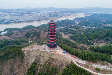 江西赣州赣县杨仙岭风光航拍