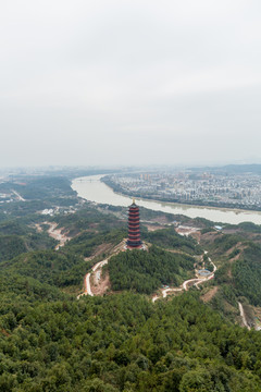 江西赣州赣县杨仙岭风光航拍