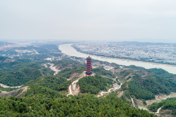 江西赣州赣县杨仙岭风光航拍