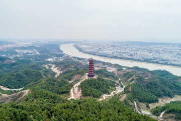 江西赣州赣县杨仙岭风光航拍