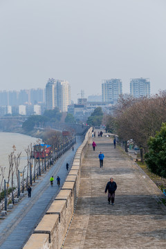 江西赣州古城墙老城墙风光