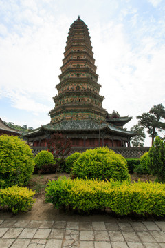 山西洪洞广胜寺飞虹塔