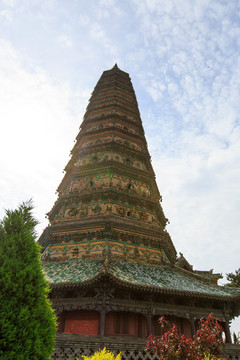 山西洪洞广胜寺飞虹塔