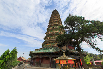 山西洪洞广胜寺飞虹塔