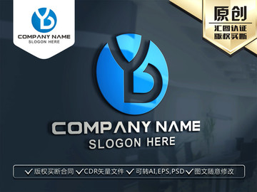 YD字母LOGO设计