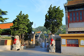 山东青岛市南湛山寺山门