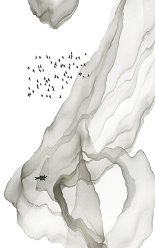 中國(guó)風(fēng)水墨山水