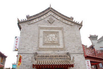 渭南老街商铺山墙