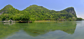 桂林穿山（高清大幅全景接片）