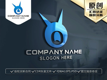 精灵机器人智能LOGO设计