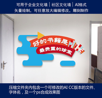圖書角文化墻