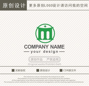 M字母酒店教育logo