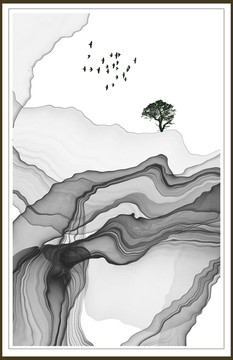 中國(guó)風(fēng)水墨寫(xiě)意