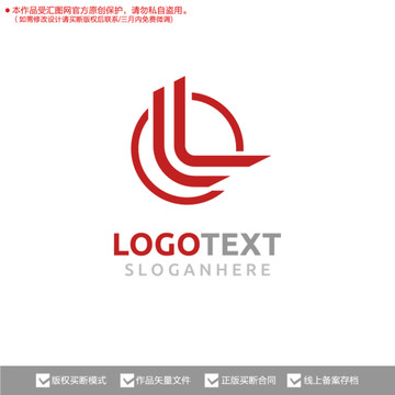 L字母标志logo