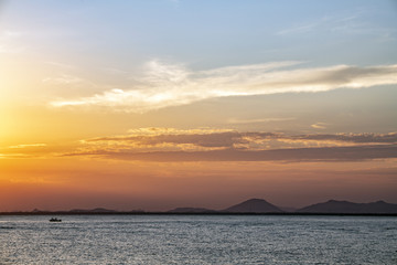 海边夕阳