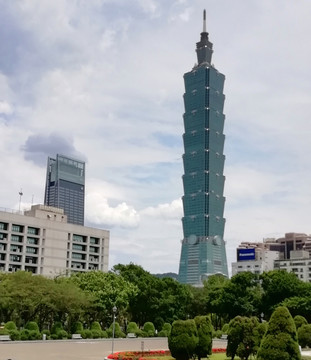 台湾台北101大楼地标性建筑