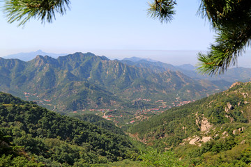 秋季的山东青岛城阳三标山