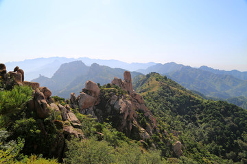 秋季的山东青岛城阳三标山