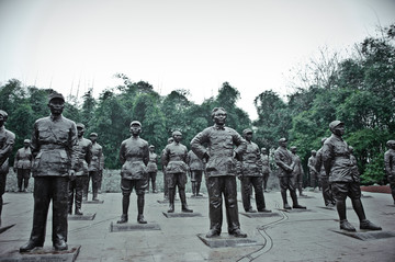 建川博物馆中国壮士雕塑