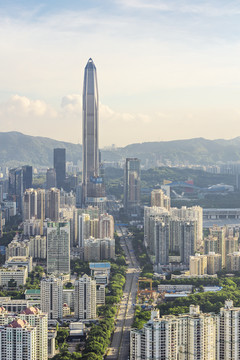 平安大厦深圳都市风光