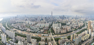 深圳都市风光全景