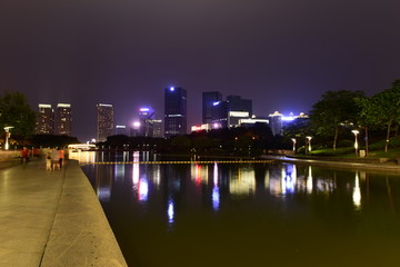 千灯湖夜景