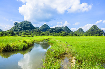 田园山水风光