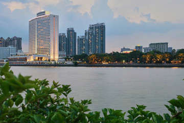 白天鹅宾馆夜景