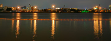 码头夜景