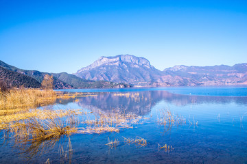 泸沽湖格姆神山