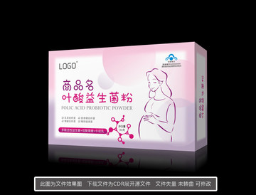 孕婦益生菌平面圖