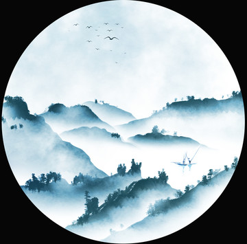 抽象水墨畫(huà)
