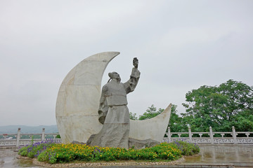 李白雕像